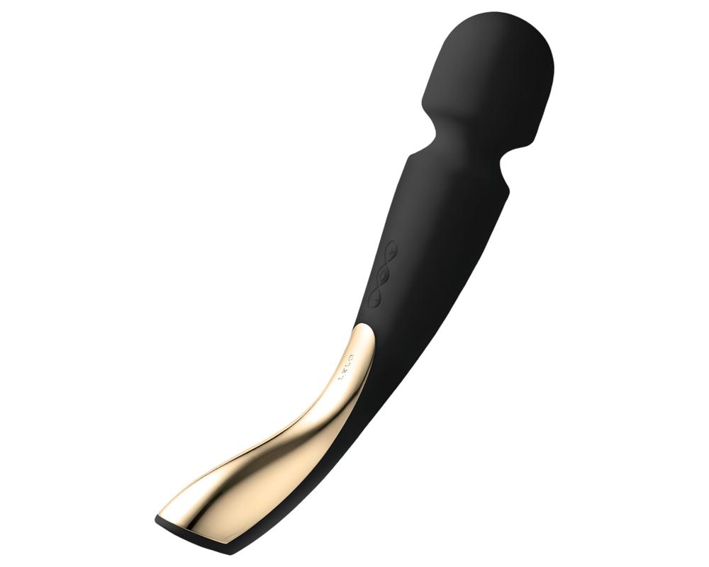 LELO Smart Wand 2 - nagy - akkus, masszírozó vibrátor (fekete)