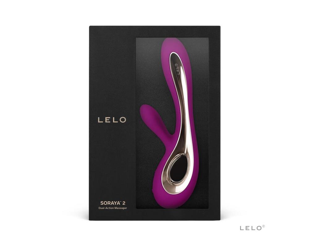 LELO Soraya 2 - akkus, vízálló, csiklókaros vibrátor (lila)