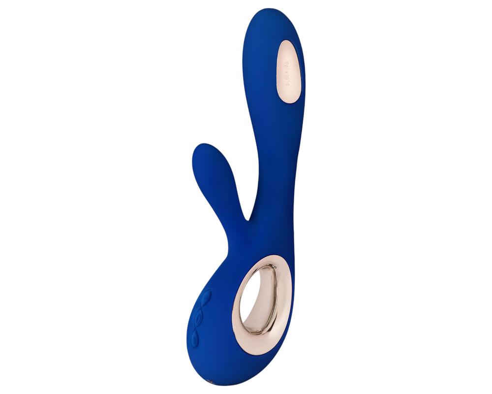 LELO Soraya Wave - akkus, csiklókaros, bólogató vibrátor (kék)