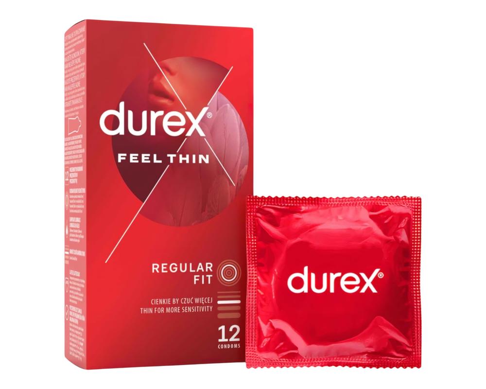  Durex Feel Thin - élethű érzés óvszer (12db) akciós termékkép 1