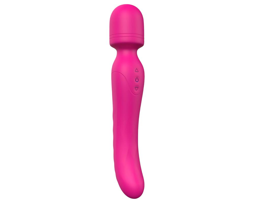  Vibes of Love Wand - akkus, melegítő, masszírozó vibrátor (pink) akciós termékkép 1