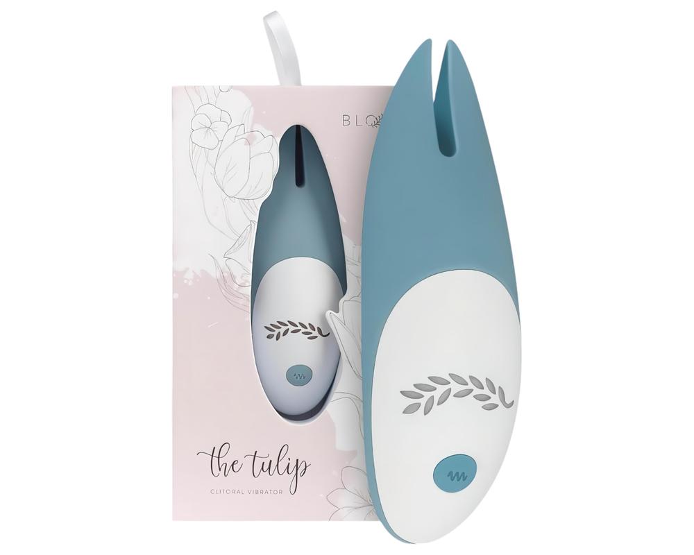  Bloom Tulip - akkus, szilikon csiklóvibrátor (türkiz) akciós termékkép 1