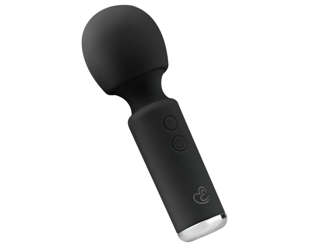  Easytoys Wonder Wand - akkus, mini masszírozó vibrátor (fekete) akciós termékkép 1
