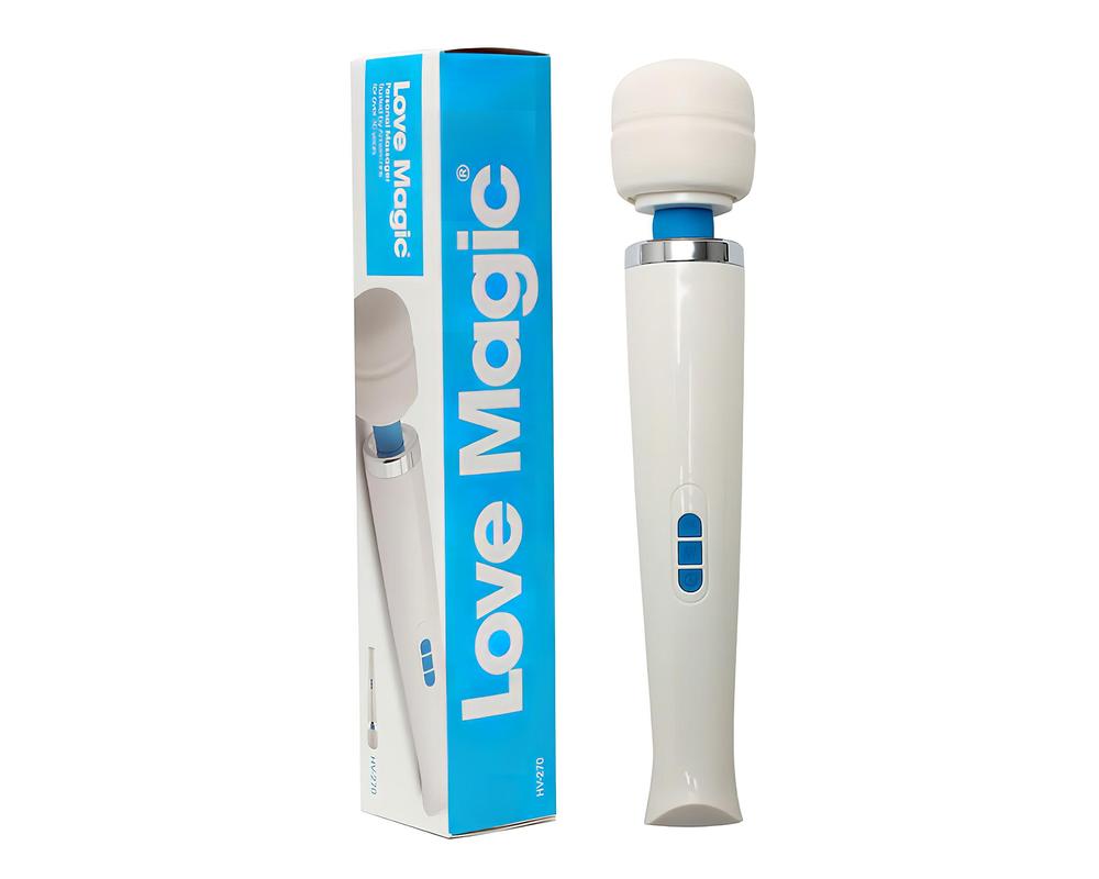  Love Magic Wand - akkus, masszírozó vibrátor (fehér) akciós termékkép 1