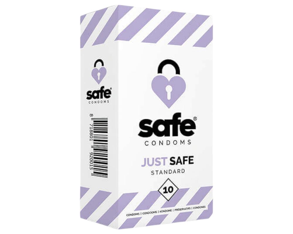  SAFE Just Safe - standard, vaníliás óvszer (10db) akciós termékkép 1