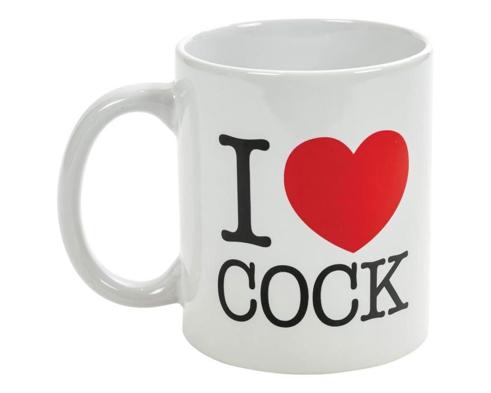 I Love Cock - bögre (fekete) akciós termékkép 1