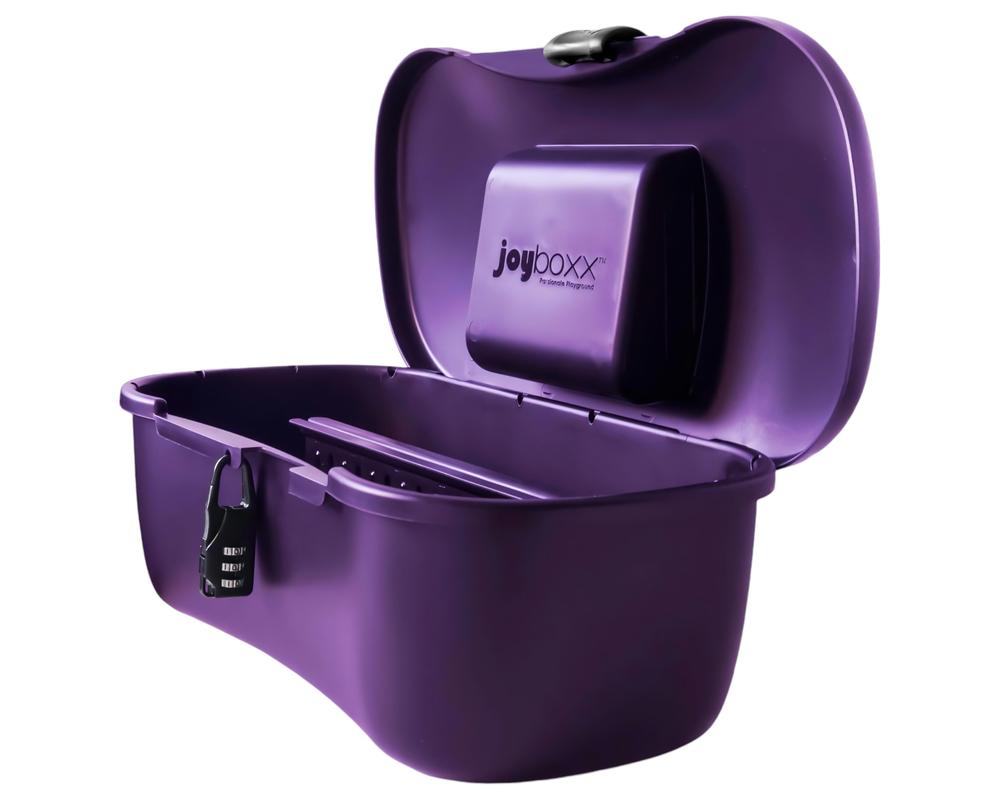  JOYBOXXX - higiénikus tárolódoboz (lila) akciós termékkép 1