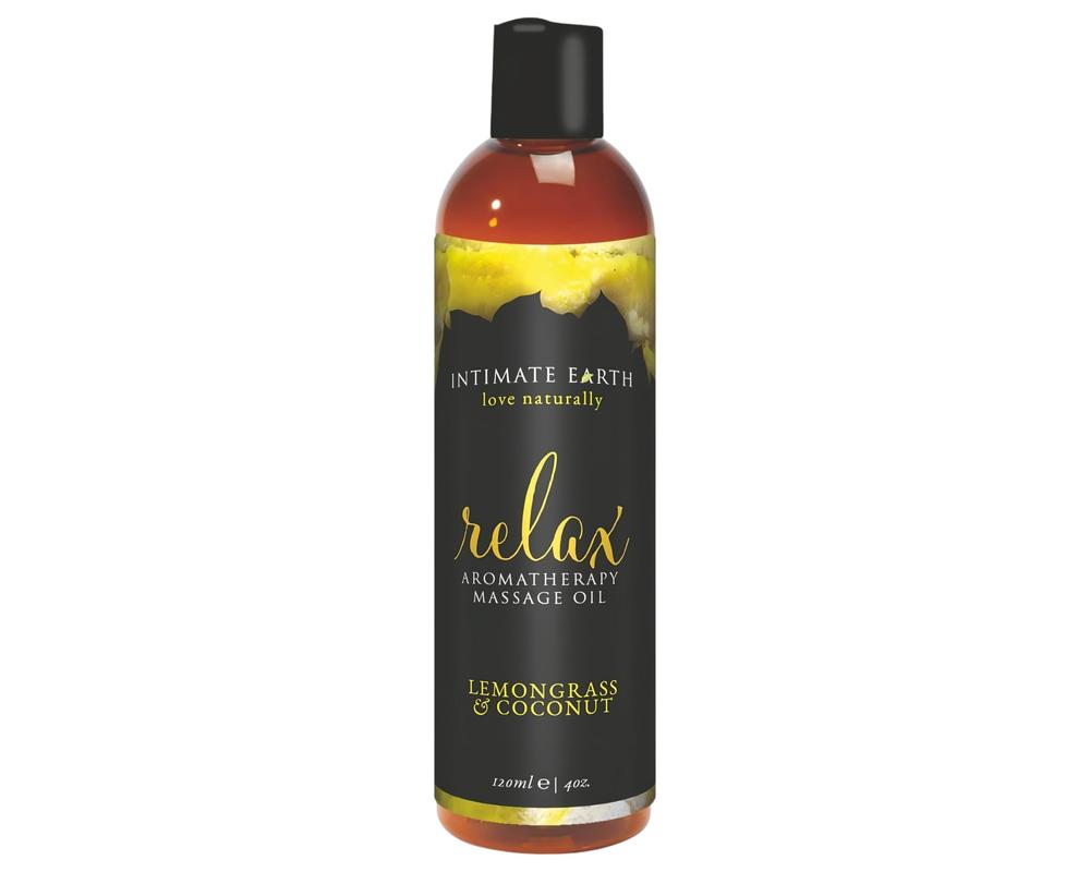  Intimate Earth Relax - masszázsolaj - citromfű-kókusz (120ml) akciós termékkép 1