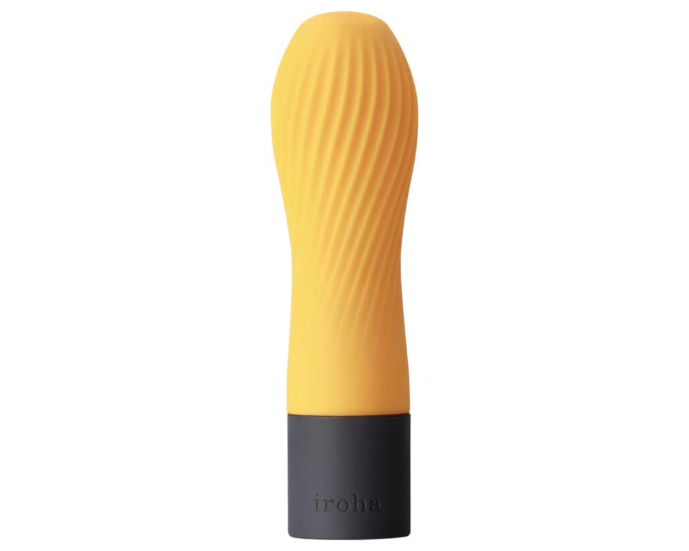  TENGA Iroha Zen - Yuzucha szuper puha szilikon vibrátor (sárga) akciós termékkép 1