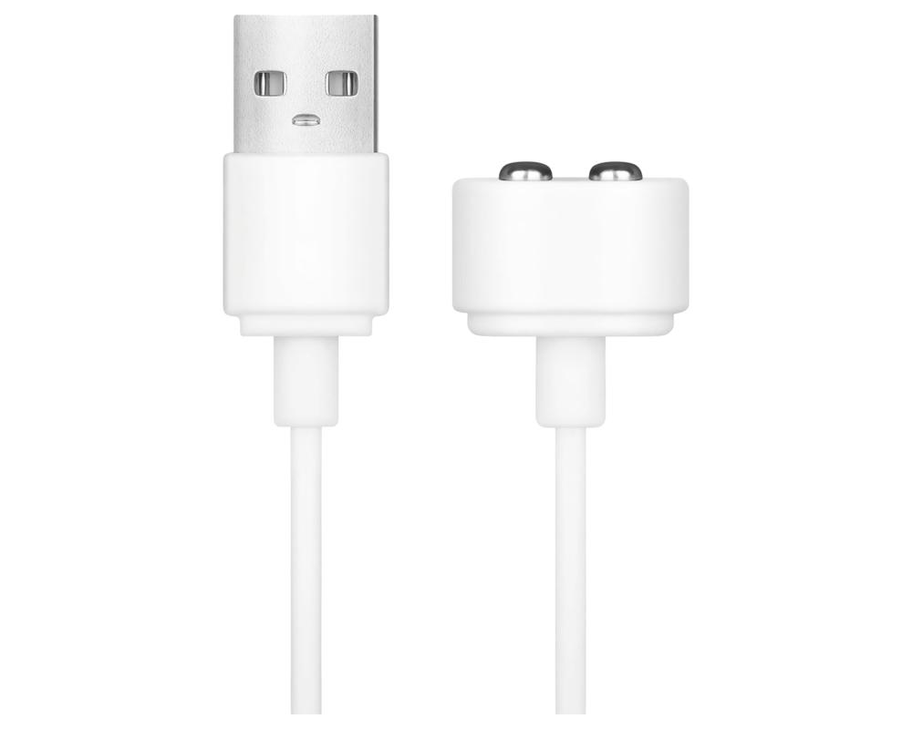  Satisfyer - mágneses USB-töltőkábel (fehér) akciós termékkép 1